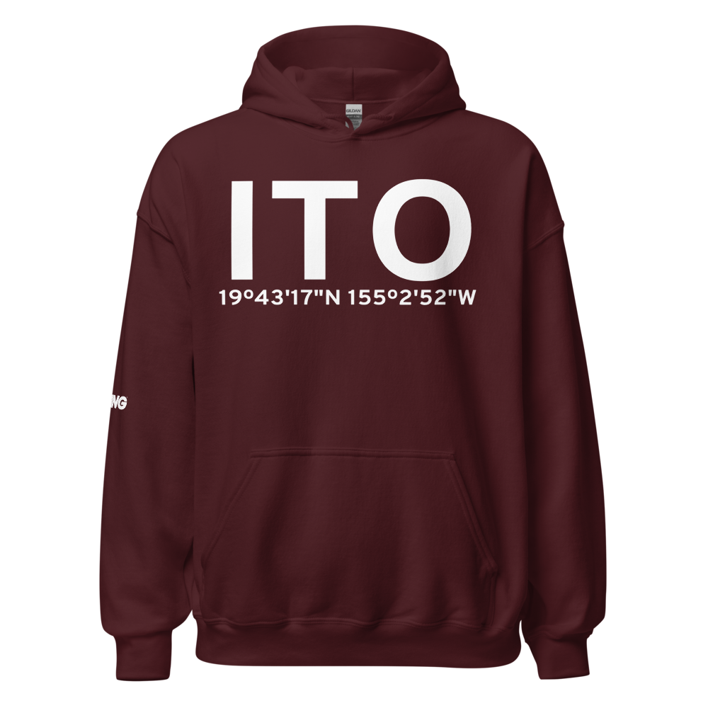 Hilo (PHTO) Airport Hoodie Sweatshirt 