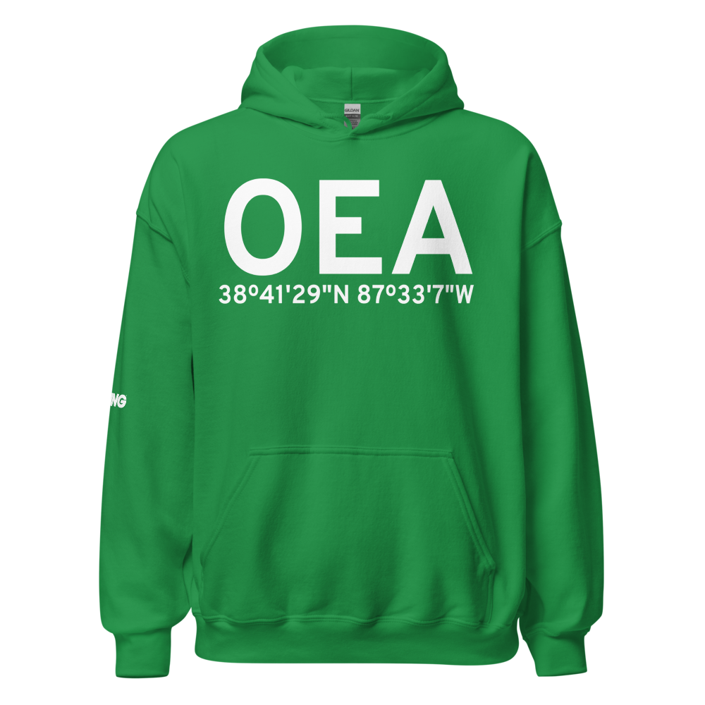 Vincennes (KOEA) Airport Hoodie Sweatshirt 