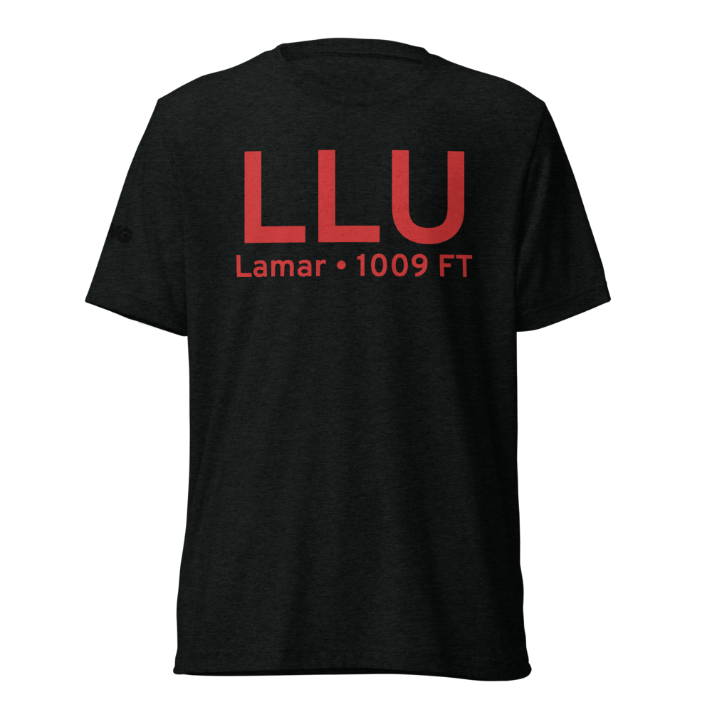 Lamar (KLLU) Airport Tri-blend T-Shirt 