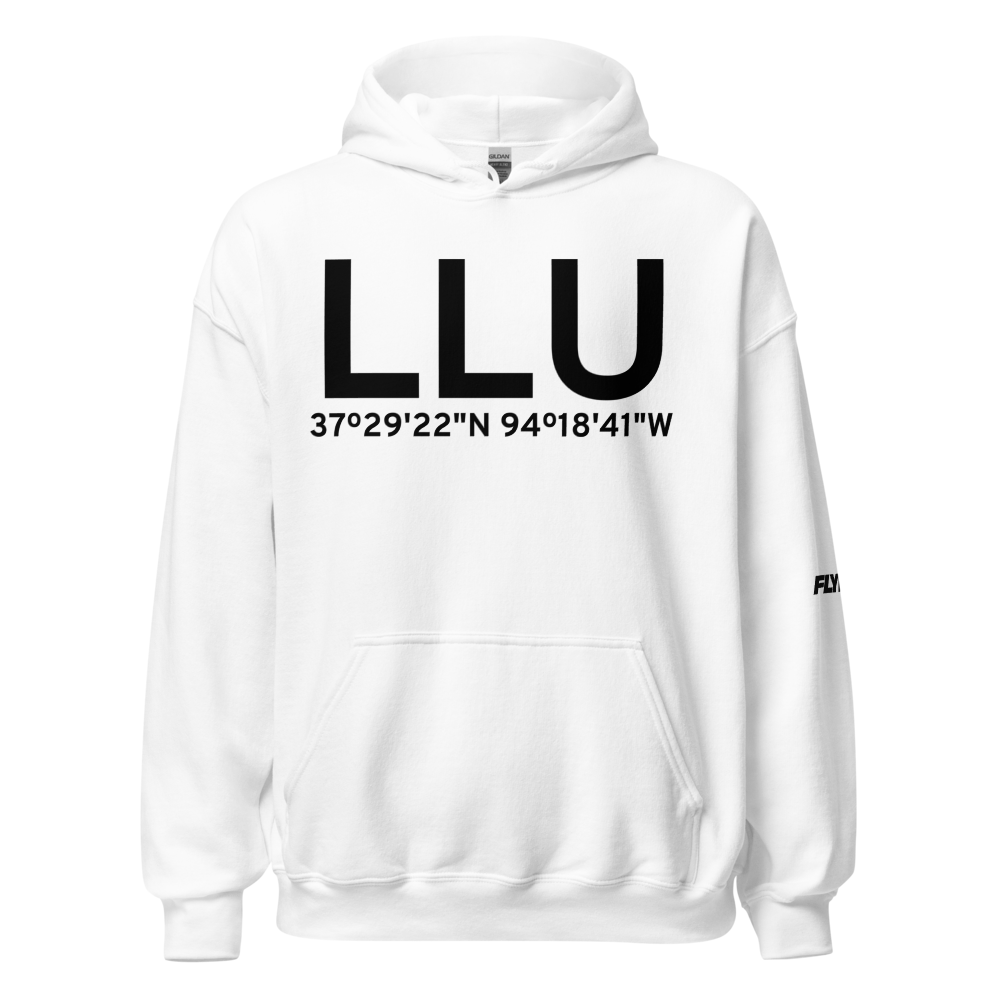 Lamar (KLLU) Airport Hoodie Sweatshirt 