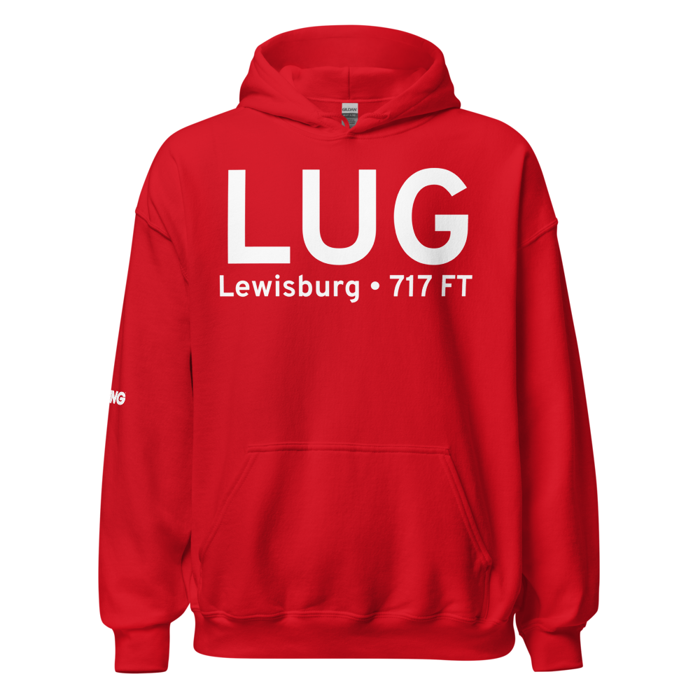 Lewisburg (KLUG) Airport Hoodie Sweatshirt 
