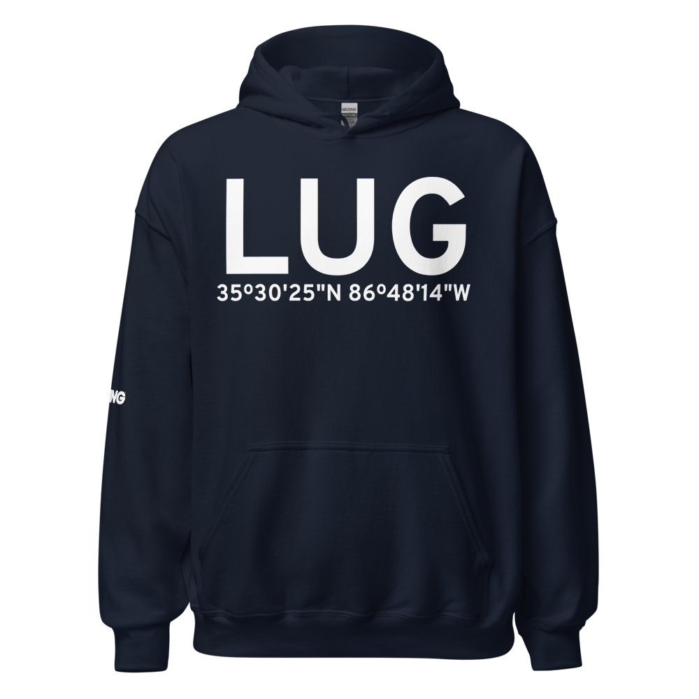 Lewisburg (KLUG) Airport Hoodie Sweatshirt 