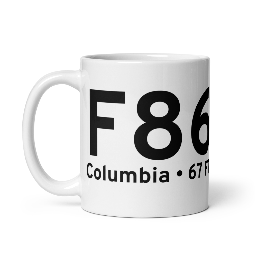 Columbia (KF86) Airport Mug 