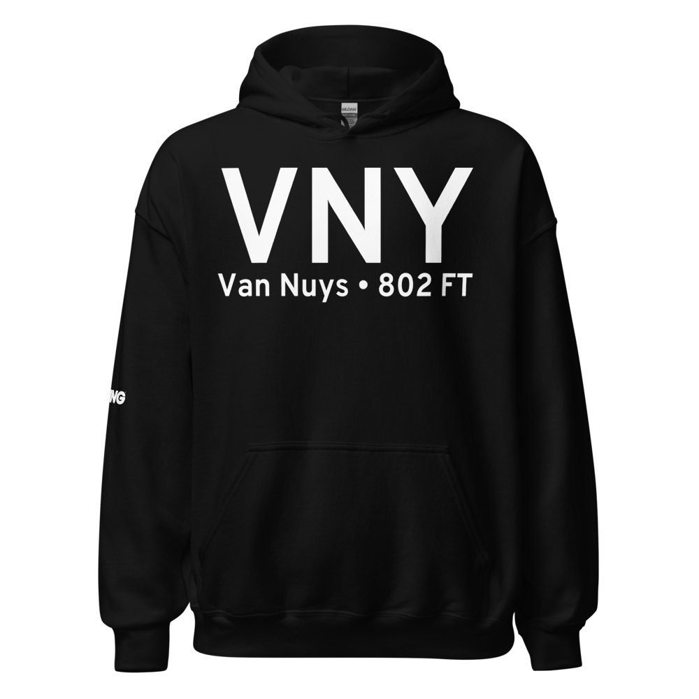 Van Nuys (KVNY) Airport Hoodie Sweatshirt 