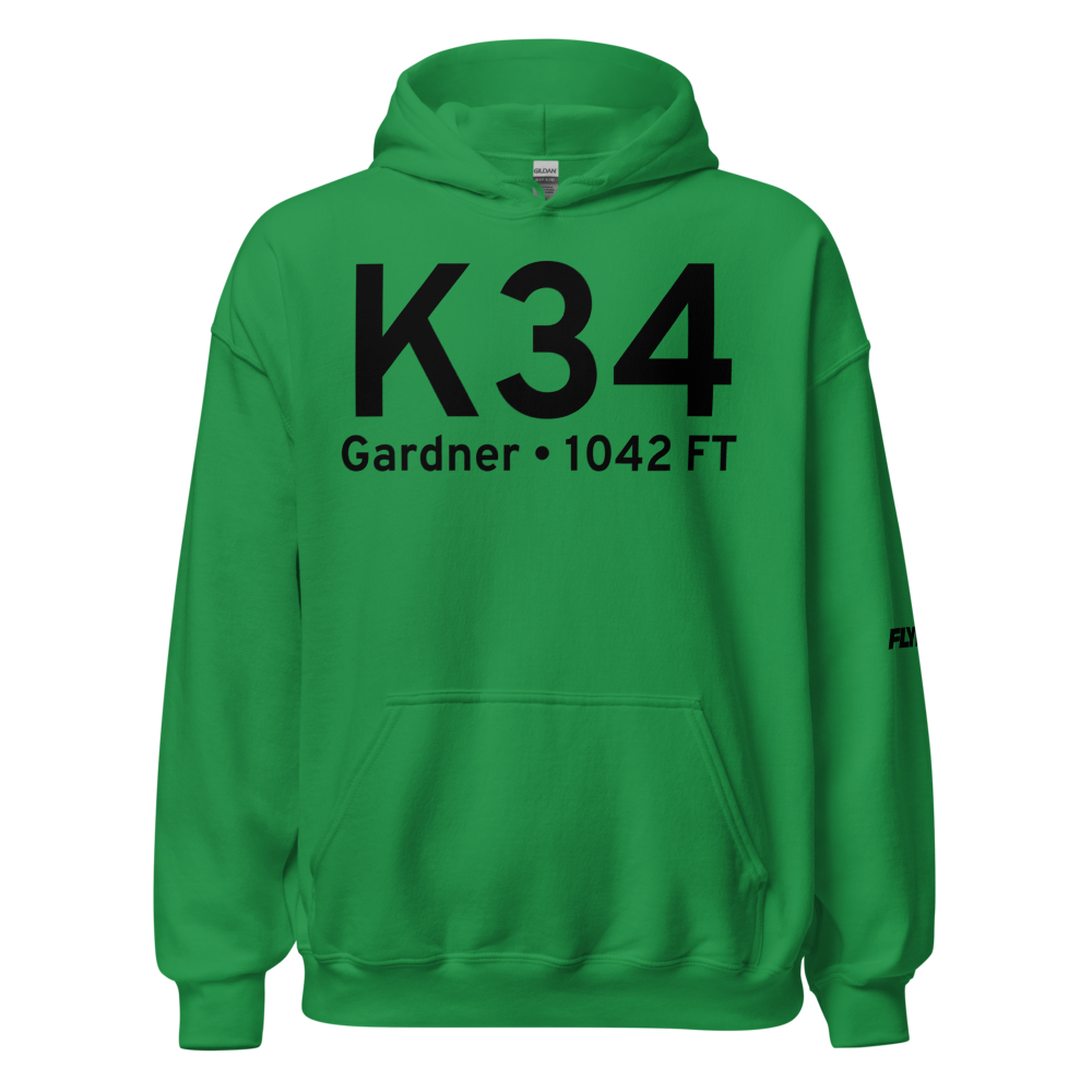 Gardner (K34) Airport Hoodie Sweatshirt 