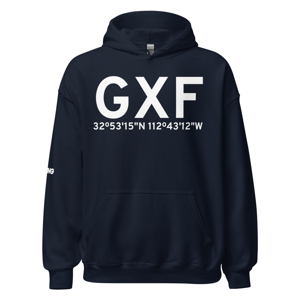 Gila Bend (KGBN) Airport Hoodie Sweatshirt 