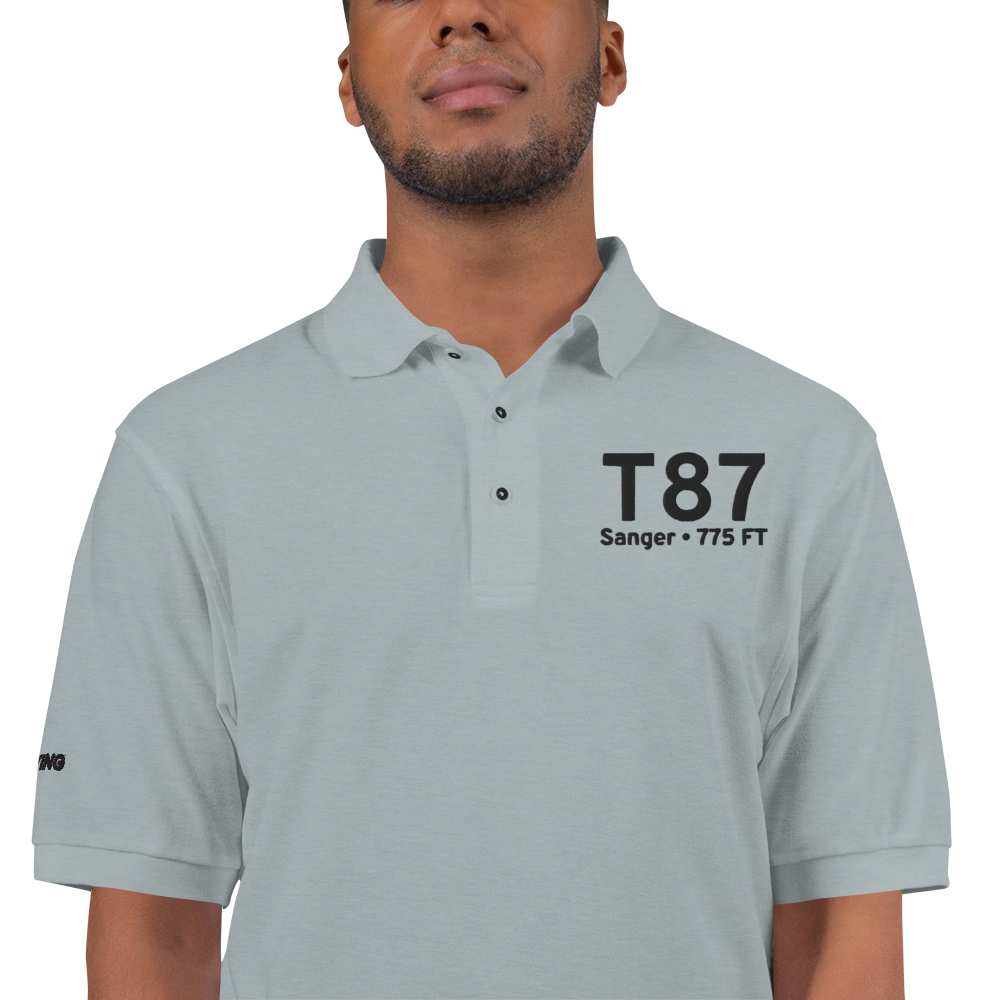 Sanger (T87) Airport Port Authority Embroidered Polo Shirt 