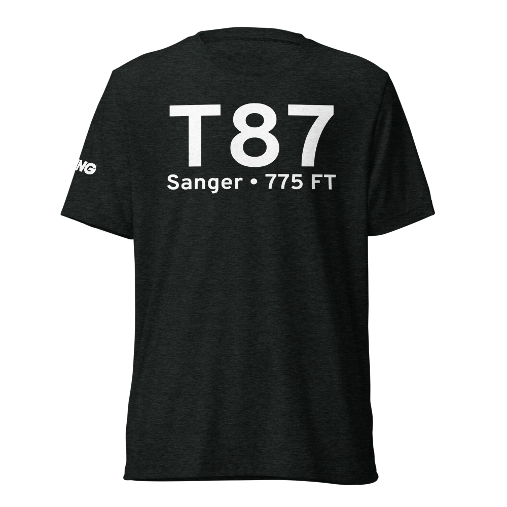 Sanger (T87) Airport Tri-blend T-Shirt 