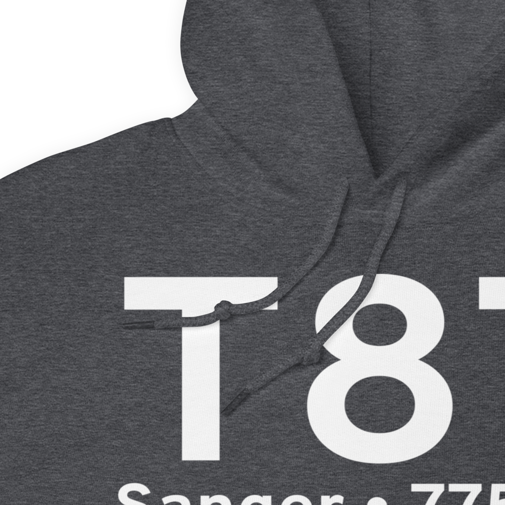 Sanger (T87) Airport Hoodie Sweatshirt 