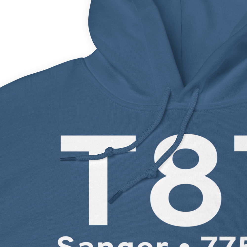 Sanger (T87) Airport Hoodie Sweatshirt 