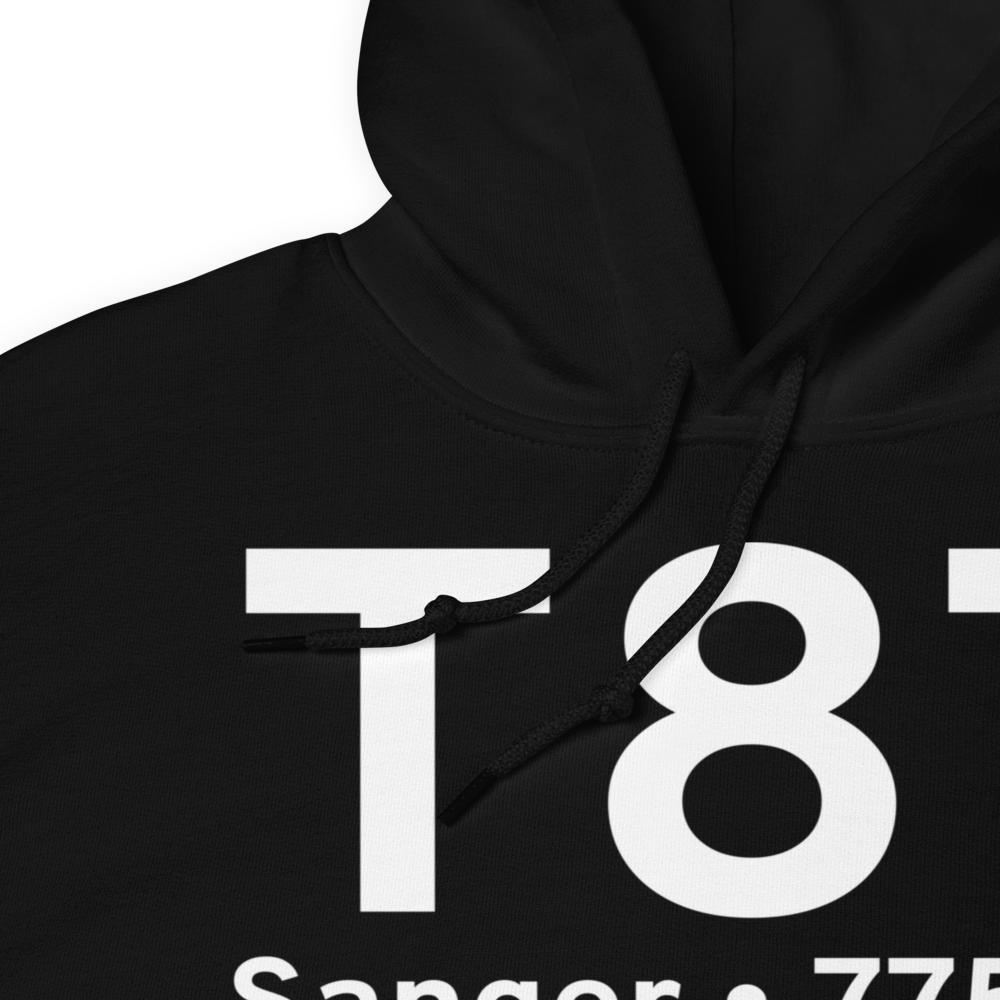 Sanger (T87) Airport Hoodie Sweatshirt 