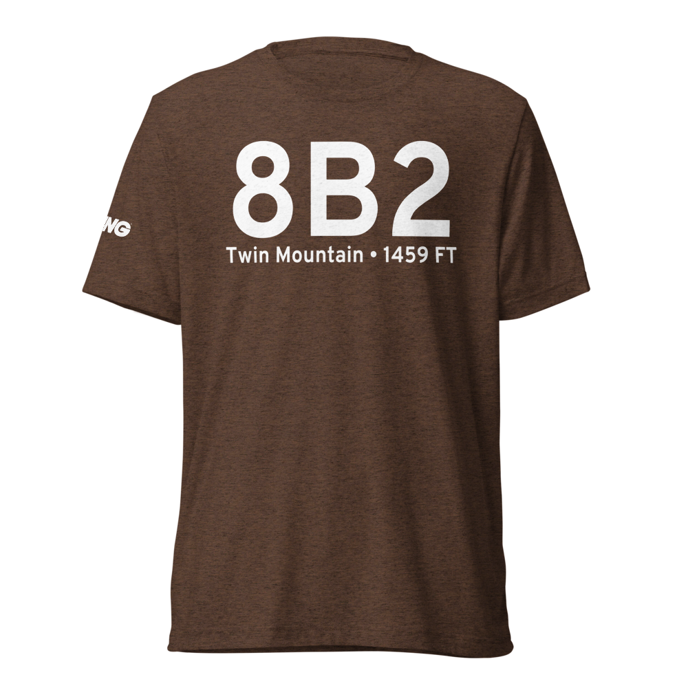 Twin Mountain (8B2) Airport Tri-blend T-Shirt 