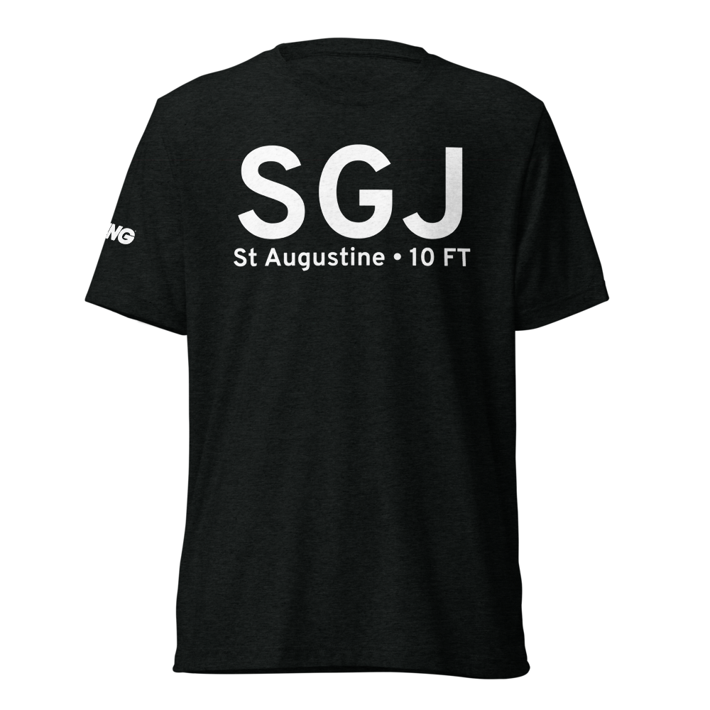 St Augustine (KSGJ) Airport Tri-blend T-Shirt 