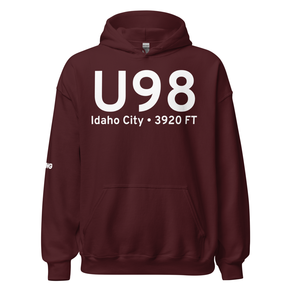 Idaho City (U98) Airport Hoodie Sweatshirt 