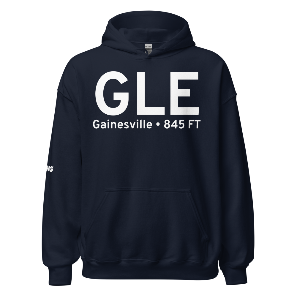 Gainesville (KGLE) Airport Hoodie Sweatshirt 