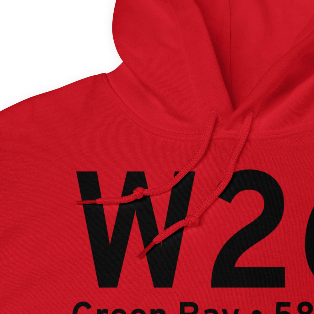 Green Bay (W26) Airport Hoodie Sweatshirt 