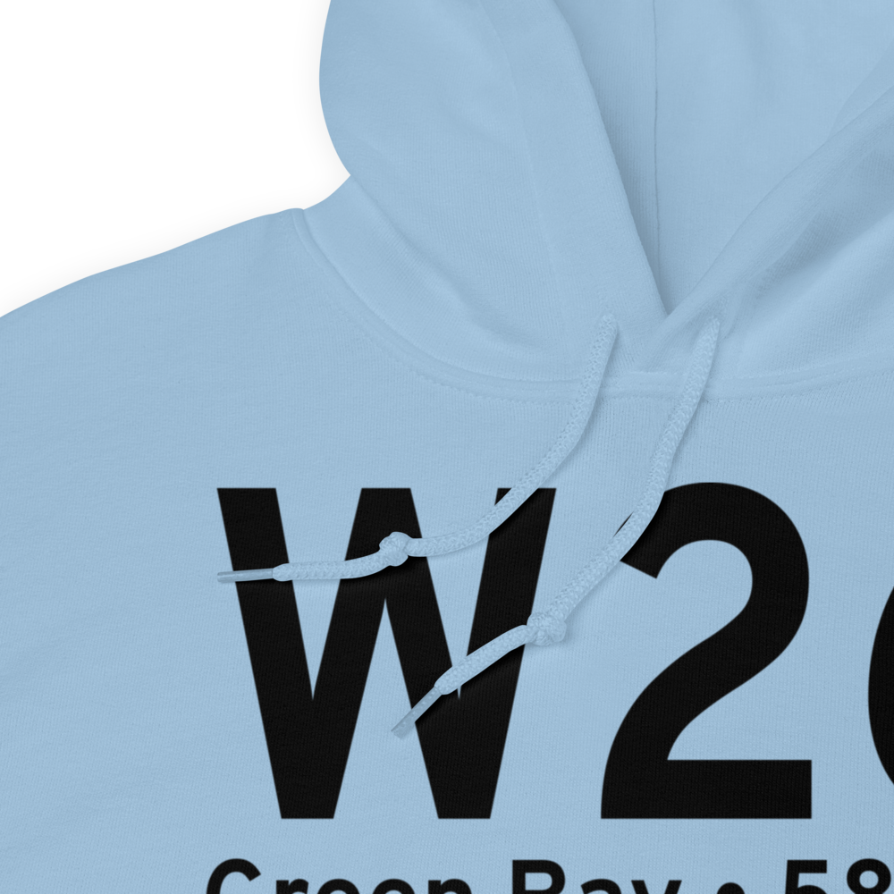 Green Bay (W26) Airport Hoodie Sweatshirt 