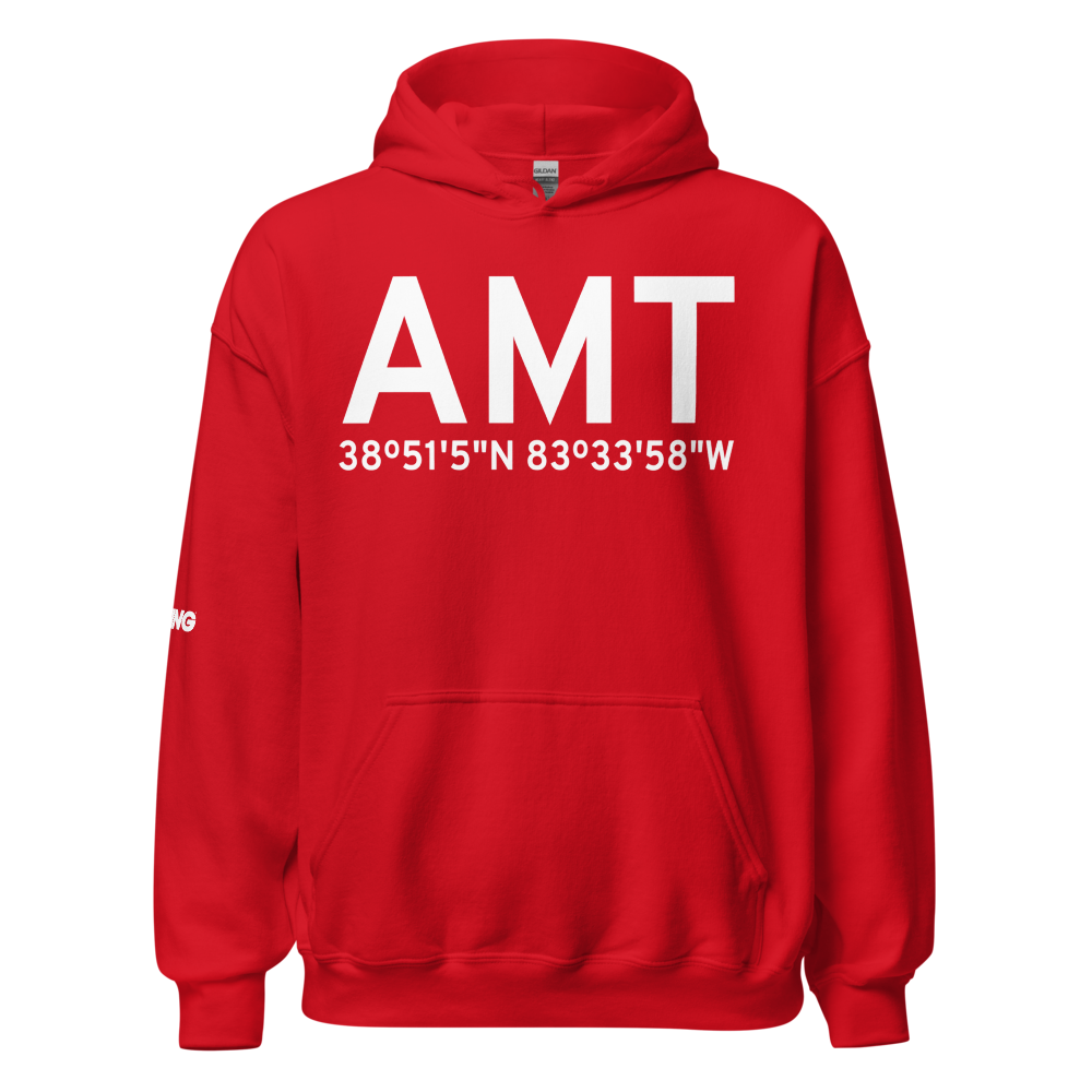 West Union (KAMT) Airport Hoodie Sweatshirt 
