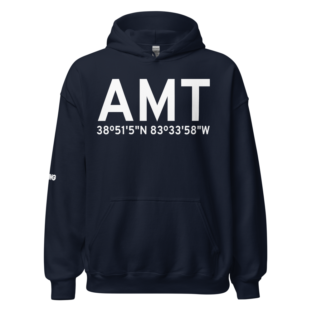 West Union (KAMT) Airport Hoodie Sweatshirt 
