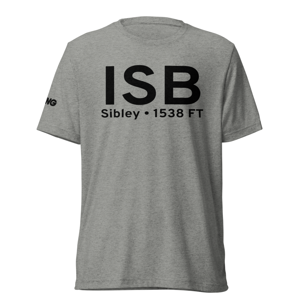 Sibley (KISB) Airport Tri-blend T-Shirt 