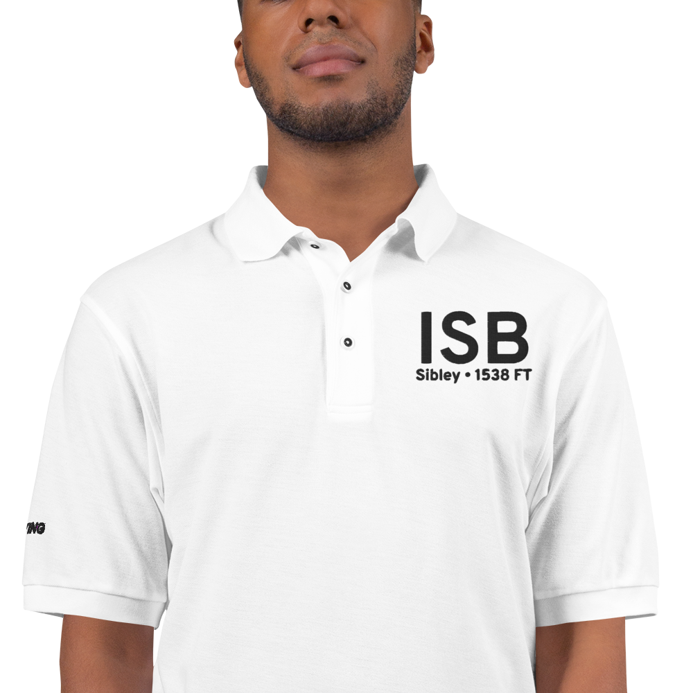Sibley (KISB) Airport Port Authority Embroidered Polo Shirt 