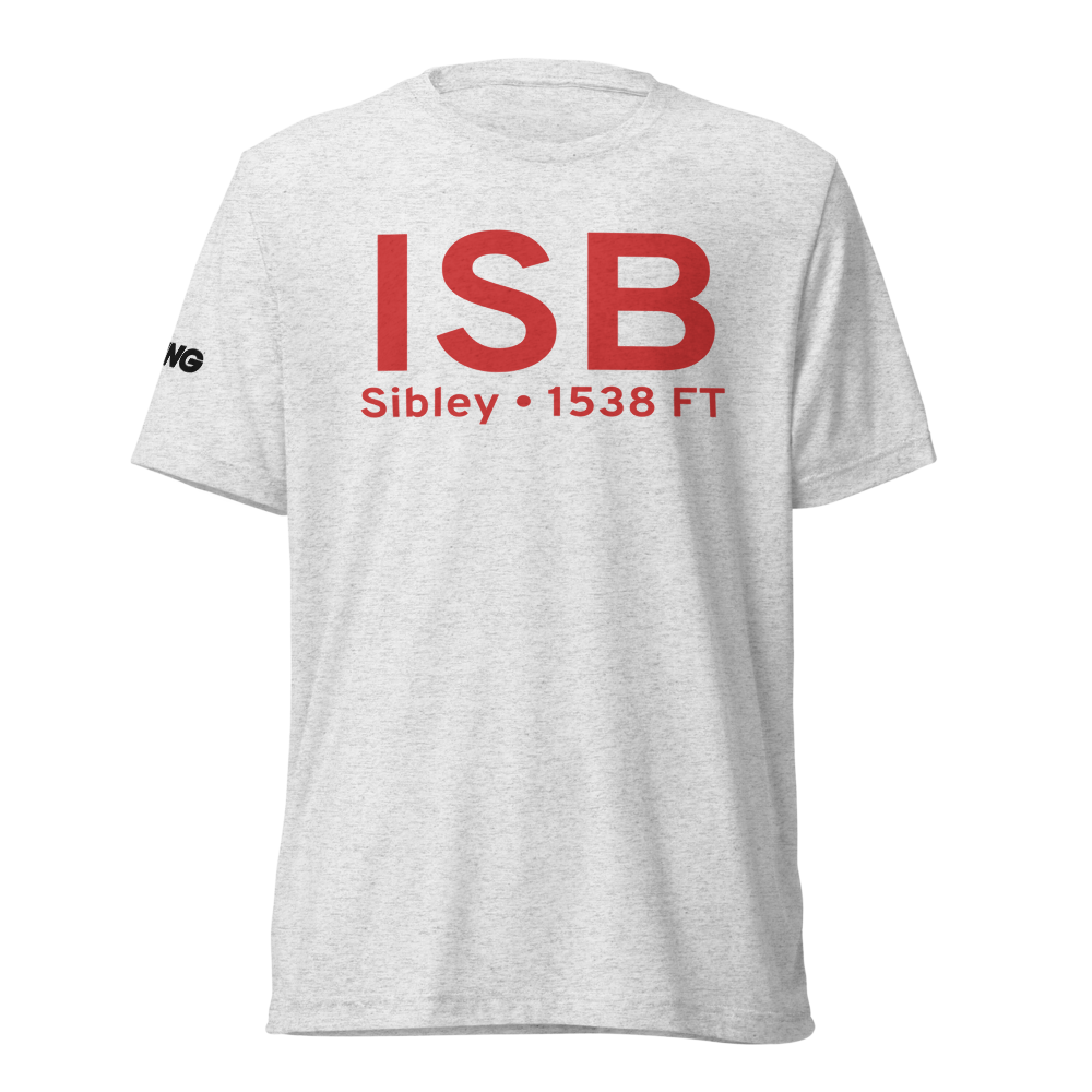 Sibley (KISB) Airport Tri-blend T-Shirt 