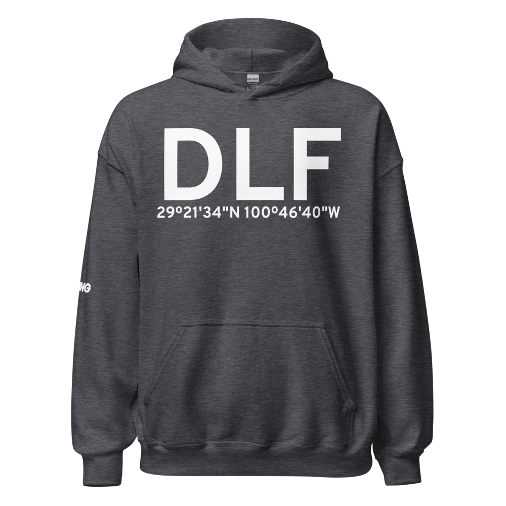 Del Rio (KDLF) Airport Hoodie Sweatshirt 