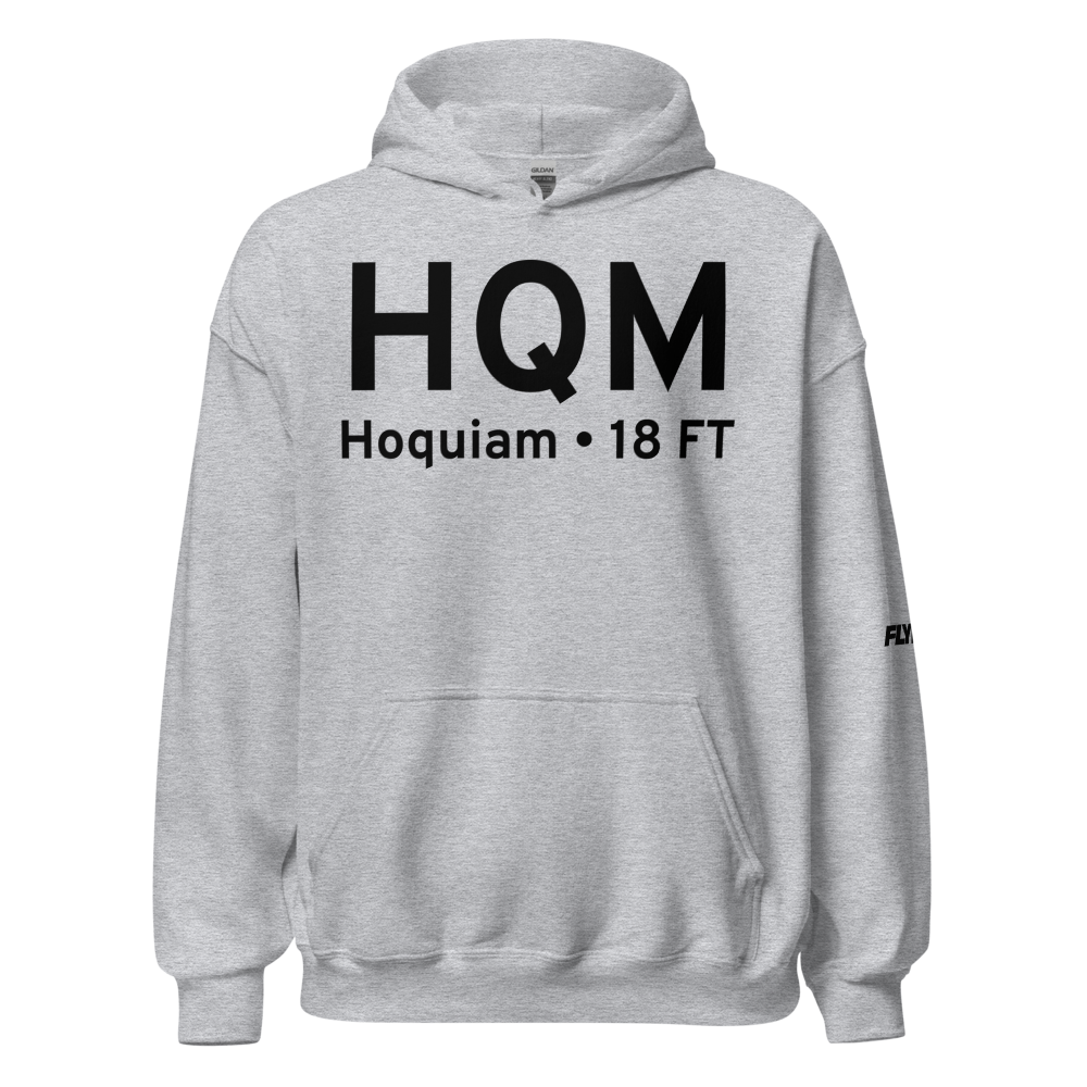 Hoquiam (KHQM) Airport Hoodie Sweatshirt 