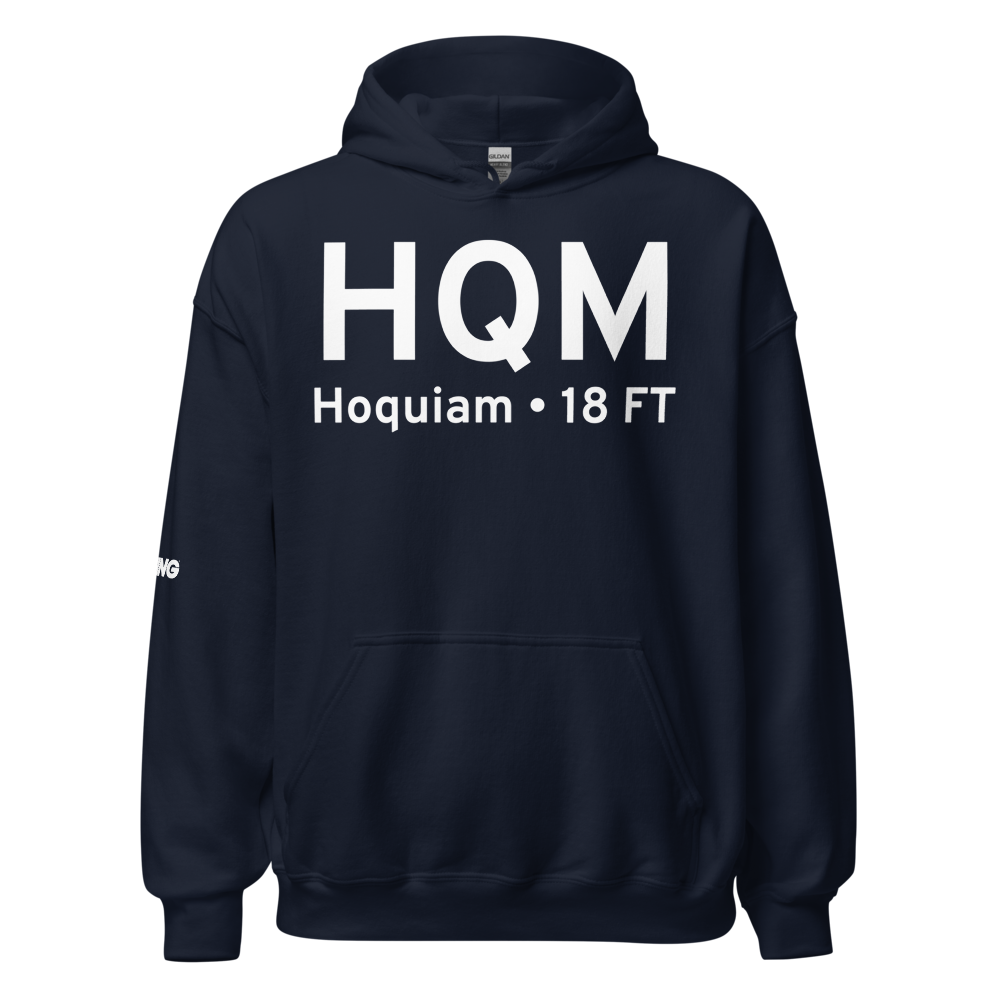 Hoquiam (KHQM) Airport Hoodie Sweatshirt 