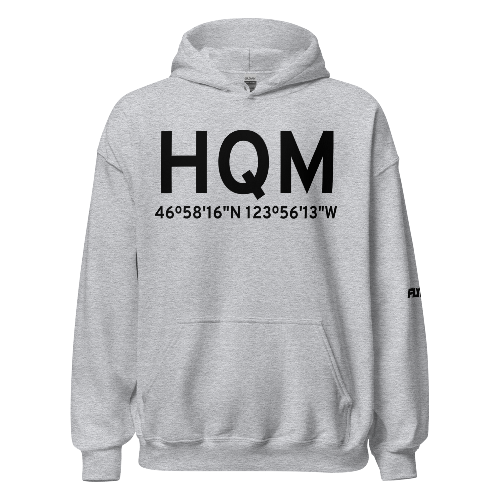 Hoquiam (KHQM) Airport Hoodie Sweatshirt 