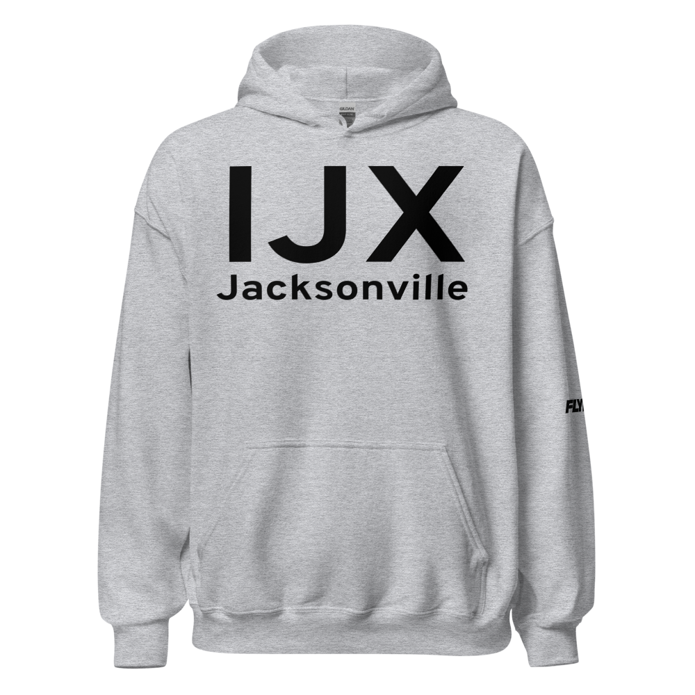 Jacksonville (KIJX) Airport Hoodie Sweatshirt 