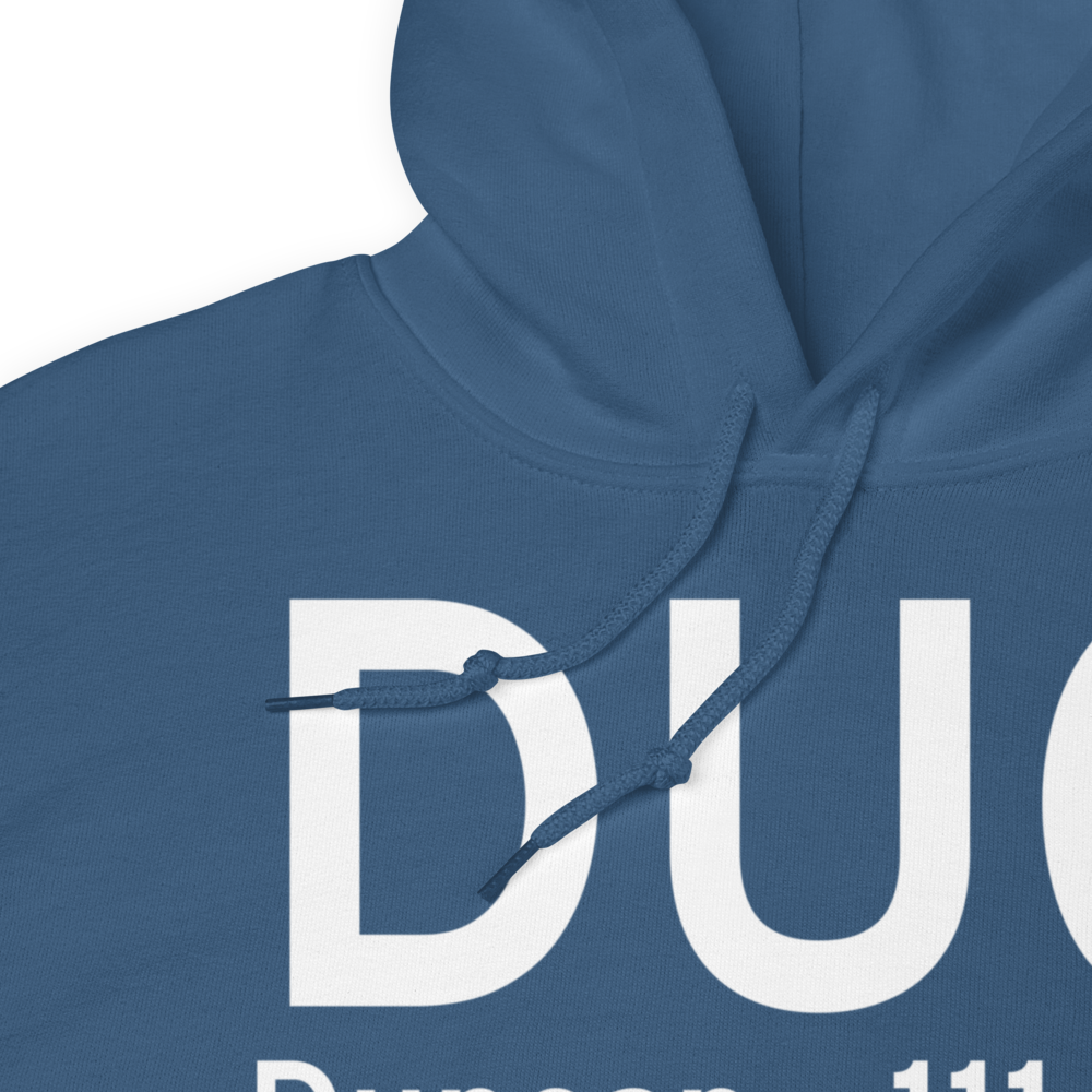 Duncan (KDUC) Airport Hoodie Sweatshirt 