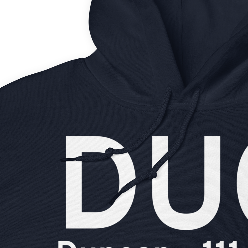Duncan (KDUC) Airport Hoodie Sweatshirt 