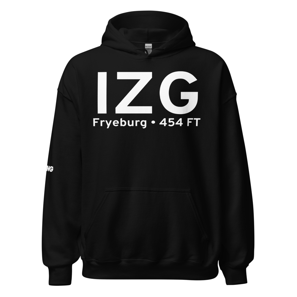 Fryeburg (KIZG) Airport Hoodie Sweatshirt 