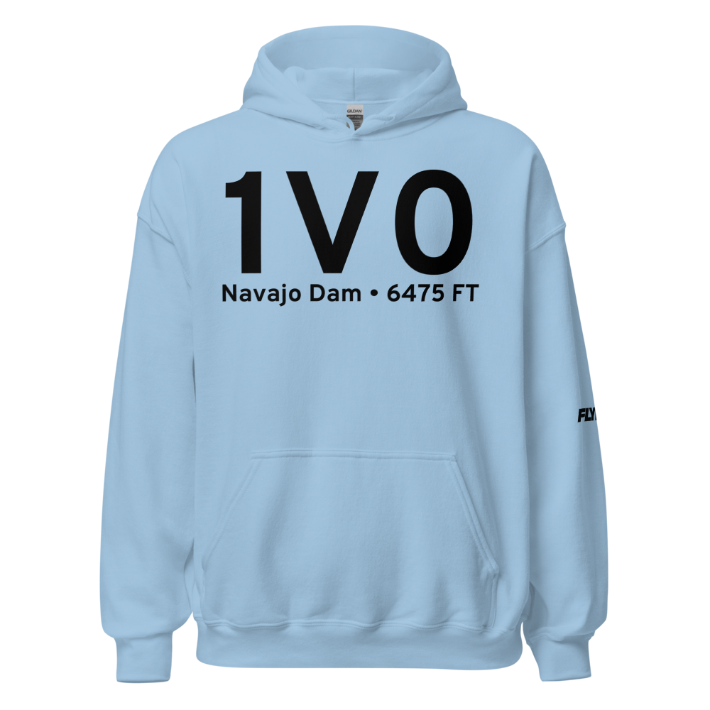 Navajo Dam (K1V0) Airport Hoodie Sweatshirt 