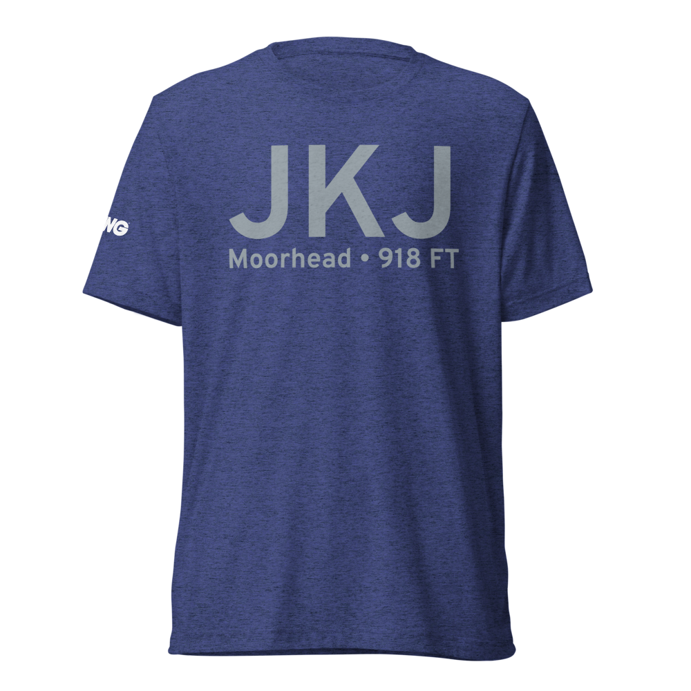 Moorhead (KJKJ) Airport Tri-blend T-Shirt 