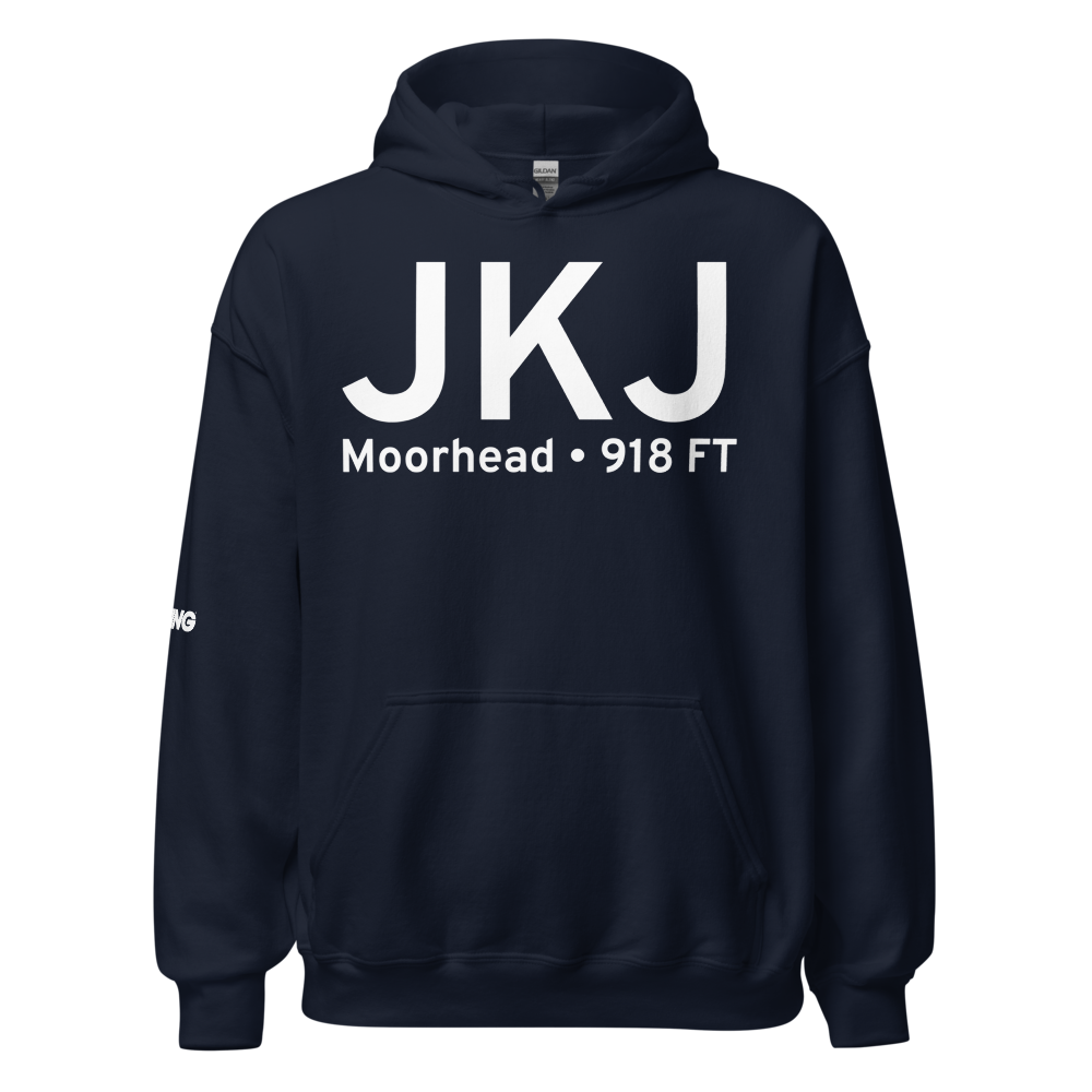 Moorhead (KJKJ) Airport Hoodie Sweatshirt 