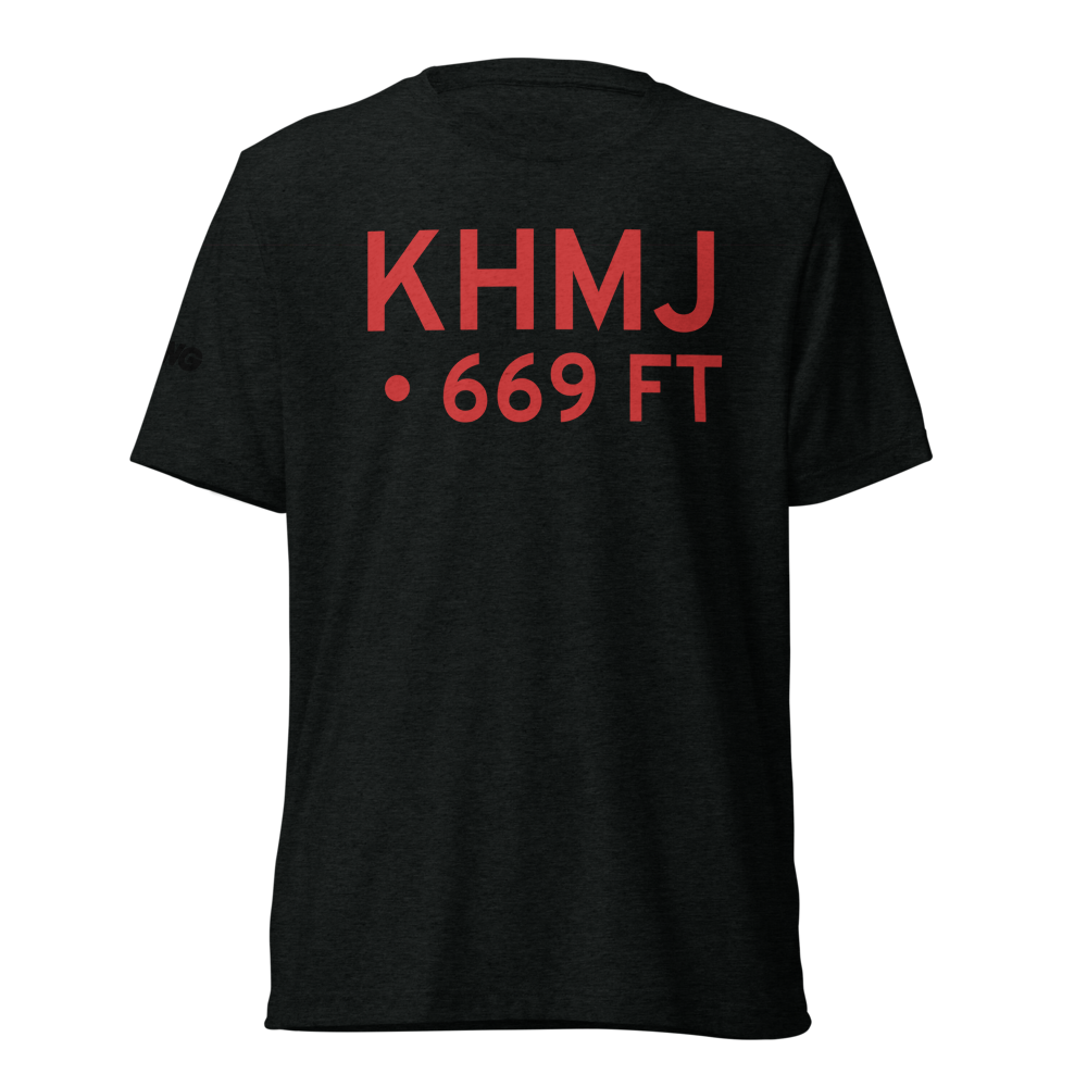  (KHMJ) Airport Tri-blend T-Shirt 