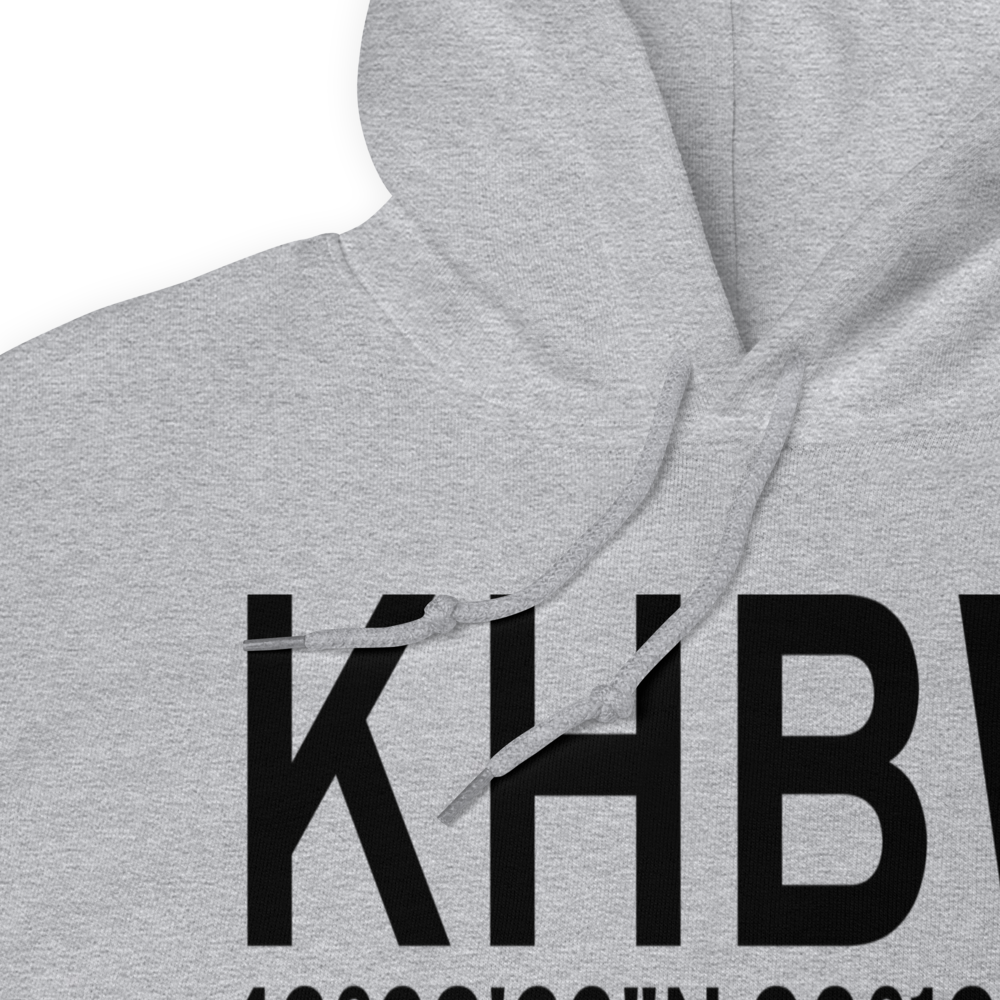 Hillsboro (KHBW) Airport Hoodie Sweatshirt 
