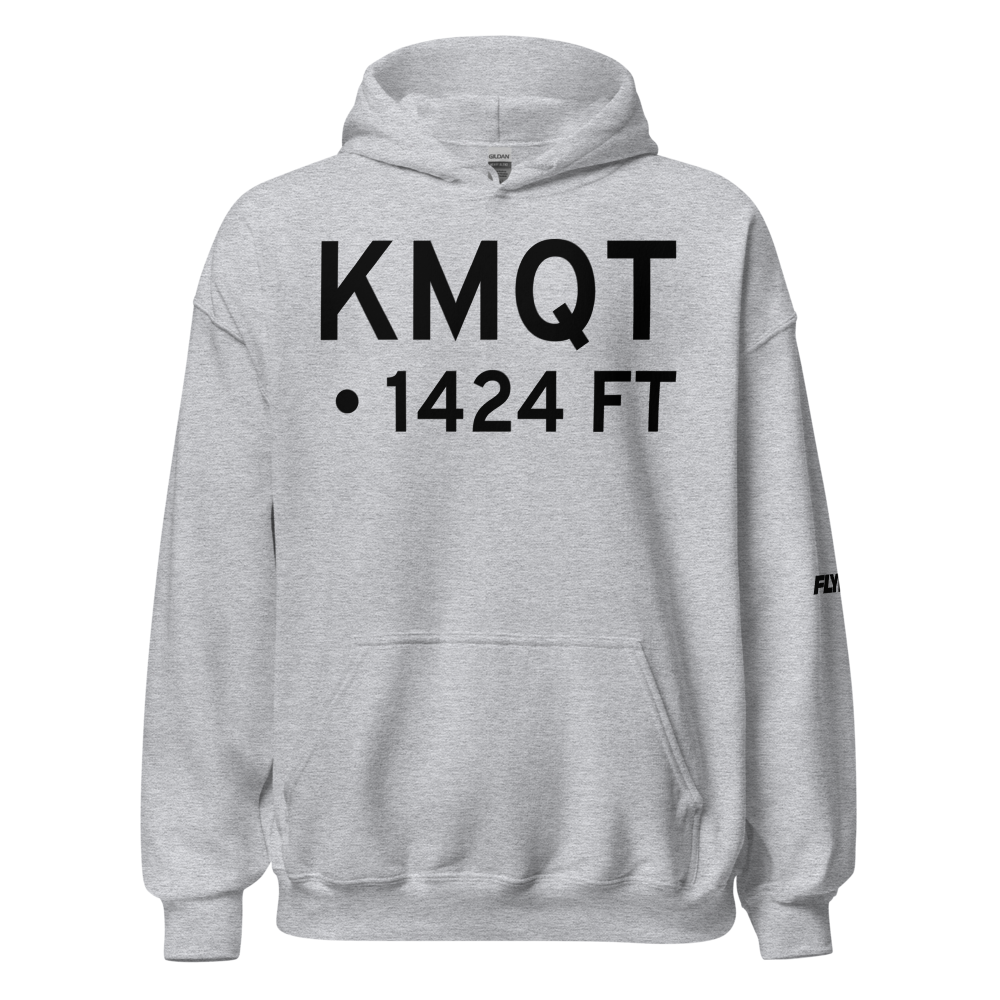  (KMQT) Airport Hoodie Sweatshirt 