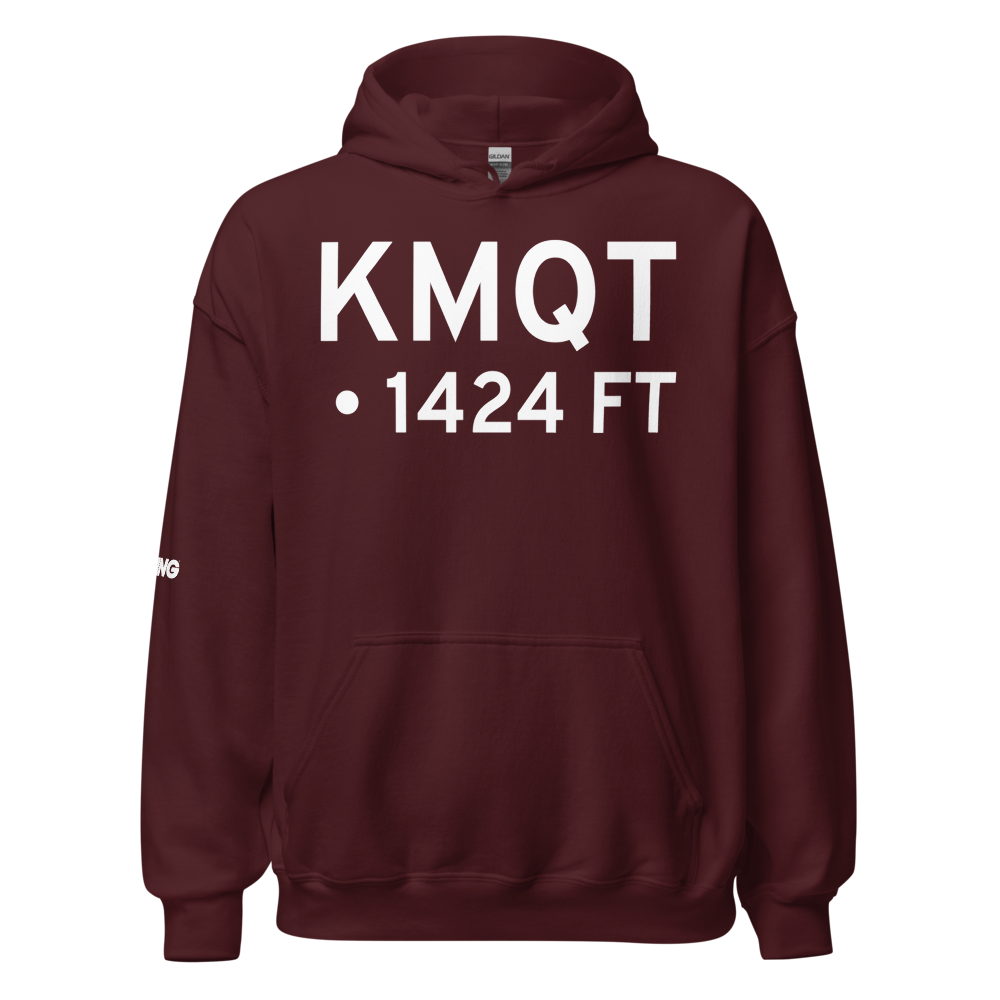 (KMQT) Airport Hoodie Sweatshirt 