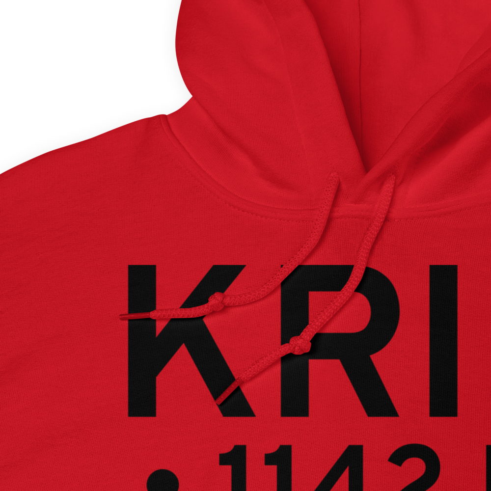  (KRIE) Airport Hoodie Sweatshirt 