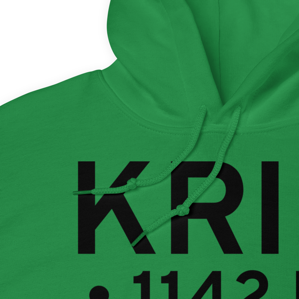  (KRIE) Airport Hoodie Sweatshirt 