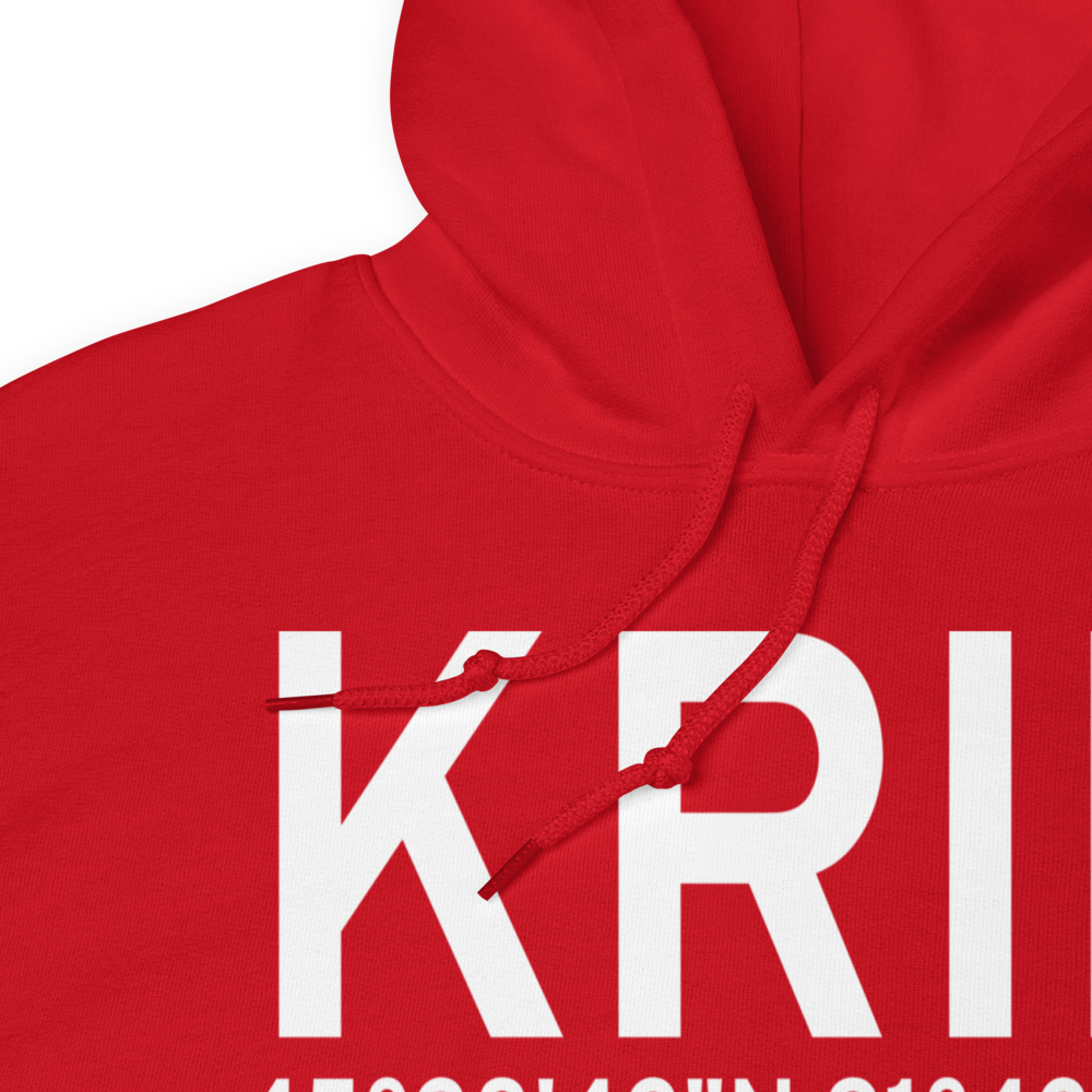  (KRIE) Airport Hoodie Sweatshirt 
