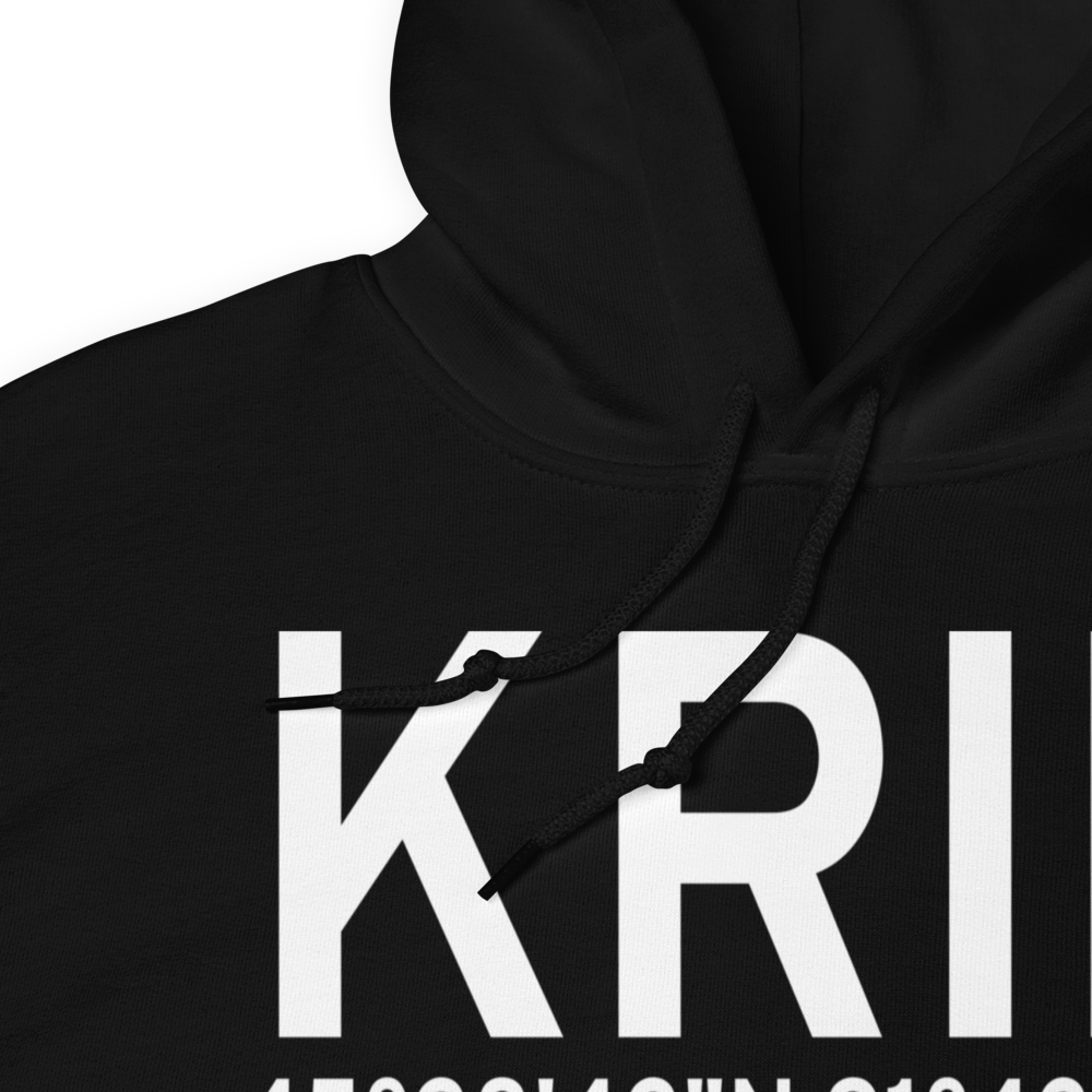  (KRIE) Airport Hoodie Sweatshirt 