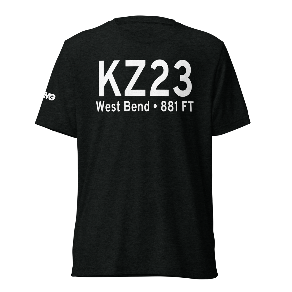West Bend (KZ23) Airport Tri-blend T-Shirt 