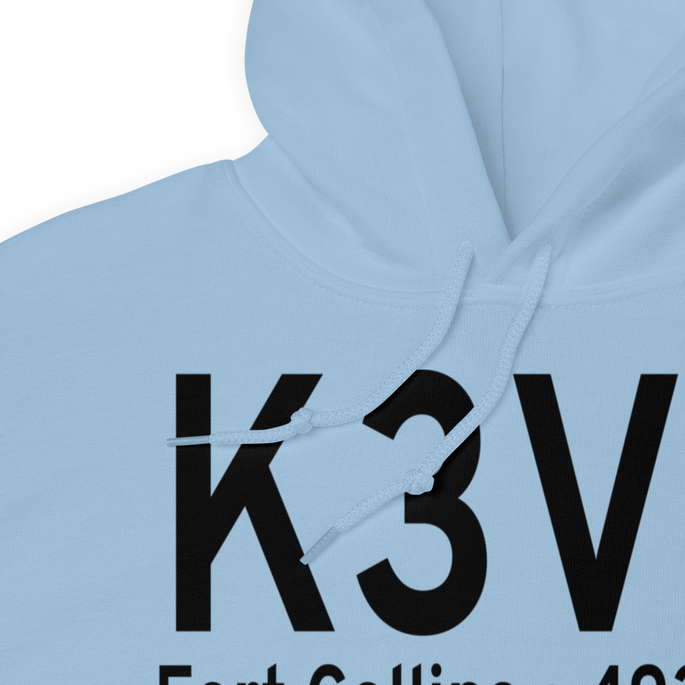 Fort Collins (K3V5) Airport Hoodie Sweatshirt 