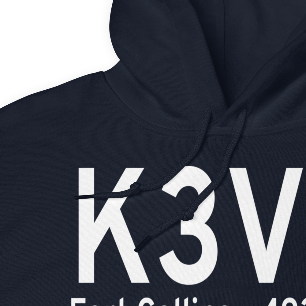 Fort Collins (K3V5) Airport Hoodie Sweatshirt 