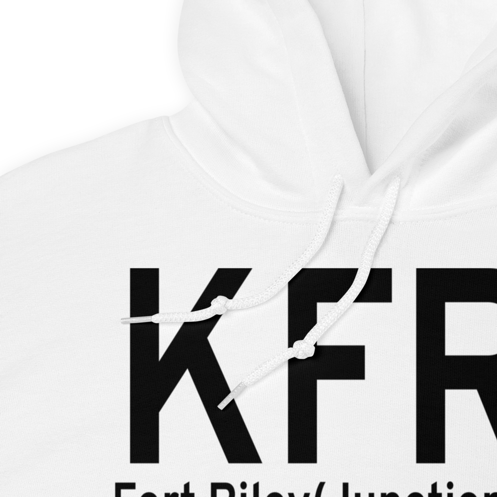 Fort Riley(Junction City) (KFRI) Airport Hoodie Sweatshirt 