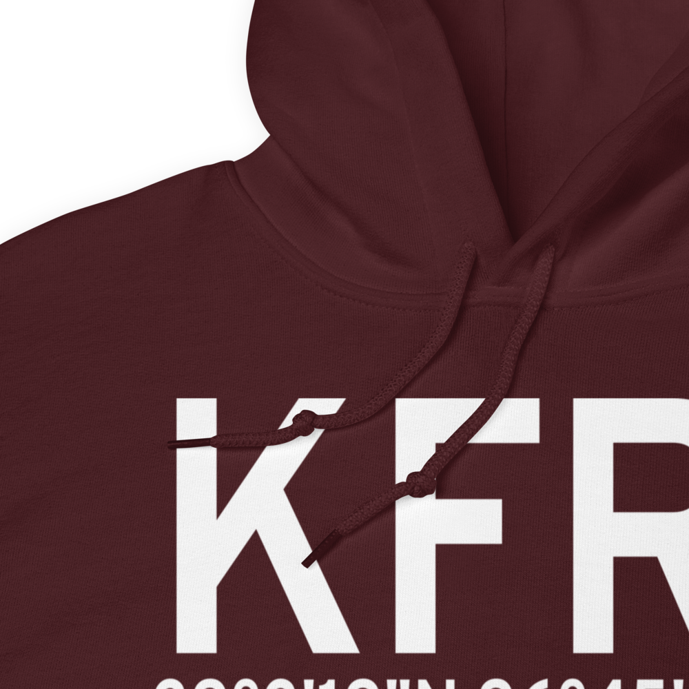 Fort Riley(Junction City) (KFRI) Airport Hoodie Sweatshirt 